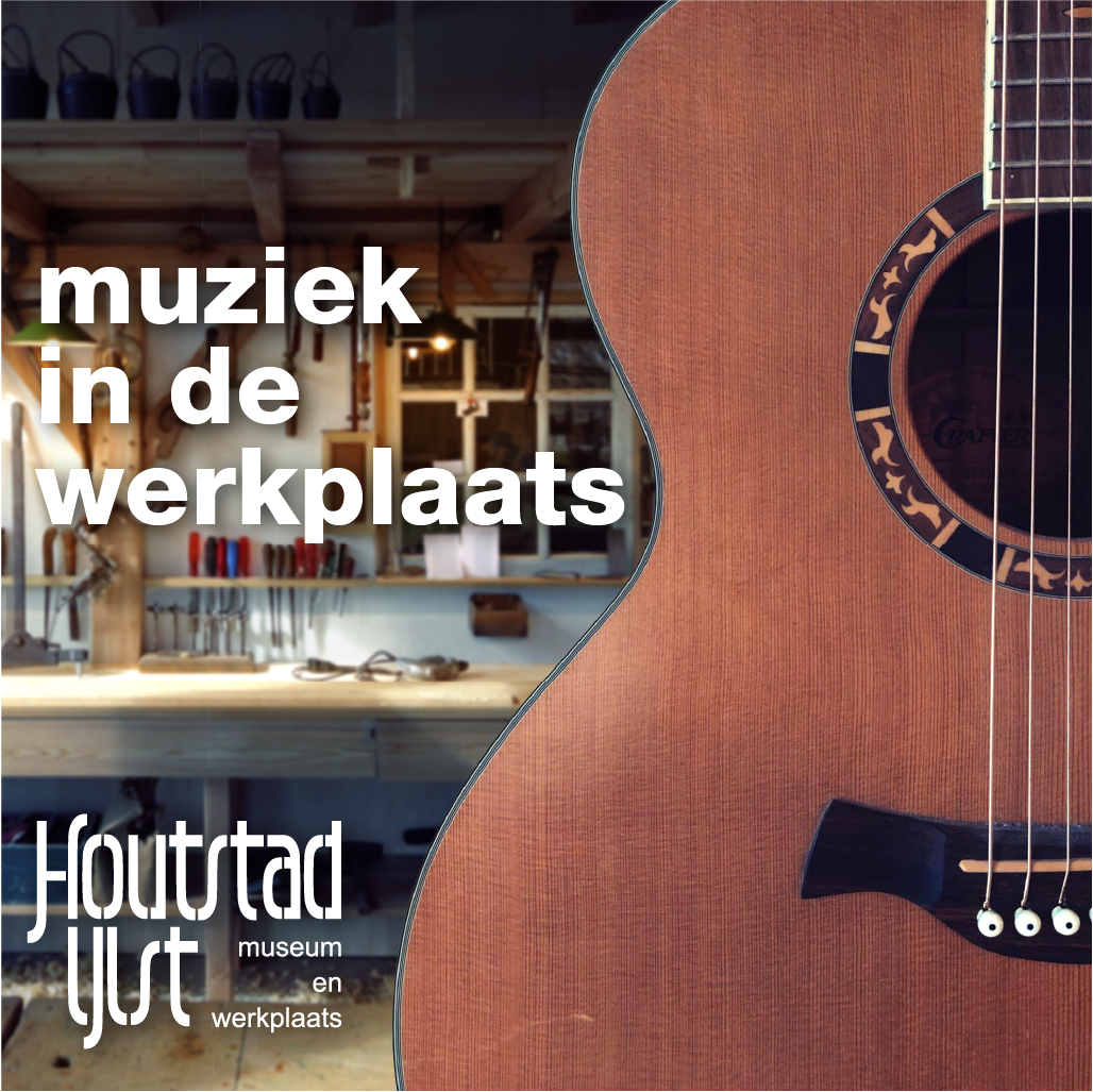 Muziek in de werkplaats van Houtstad IJlst: gitarist en zanger Theo van de Logt