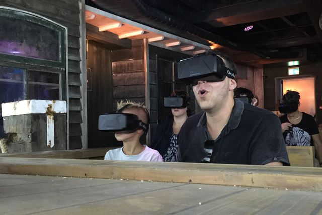 Virtual Reality bij de Volendam Experience.