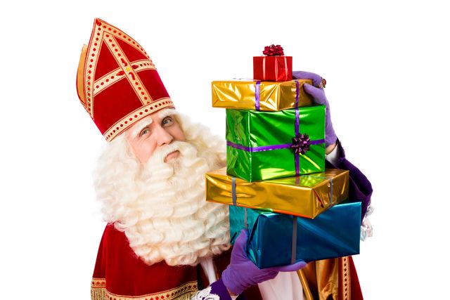 Sinterklaas met cadeaus