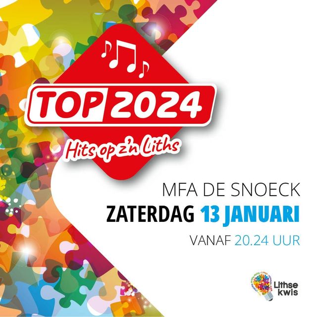 Logo Top 2024: Hits op z'n Liths