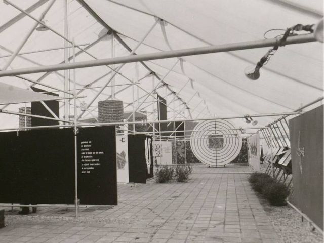 Industriehal van de Tentoonstelling Etappe 1945-1955