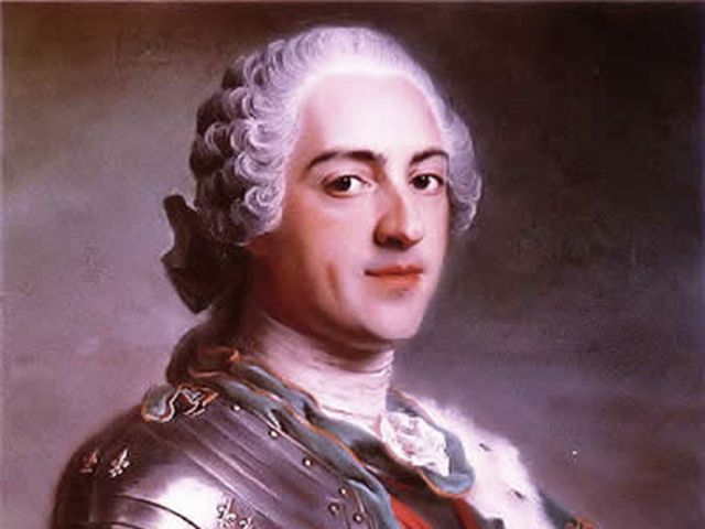 Portret van koning Lodewijk XV (1710-1774)