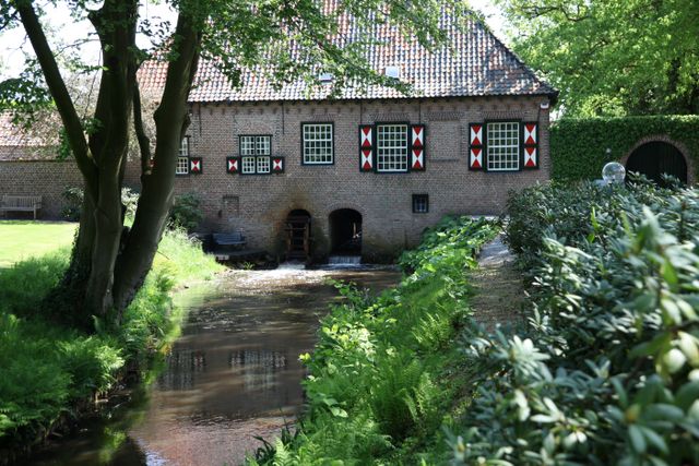 Schlossgebiet spaziergang Deurne - Wassermühle