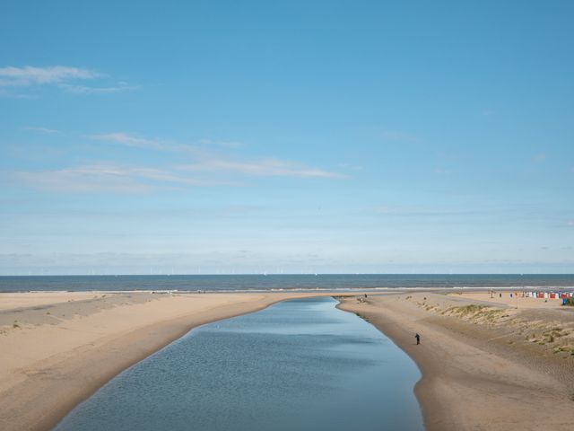 De Oude Rijn stroomt in de Noordzee bij Katwijk aan Zee.