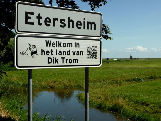Bord Etersheim - Welkom in het land van Dik Trom