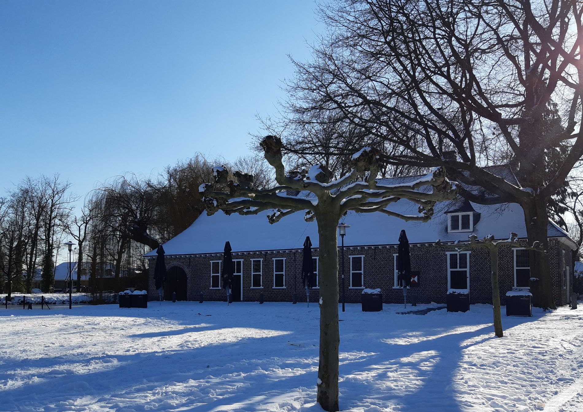 The Dinghuis in winter