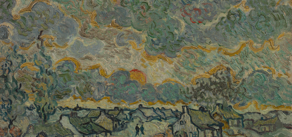 Memory of Brabant
Vincent van Gogh (1853 - 1890), Saint-Rémy-de-Provence, March-April 1890
Oil on canvas on panel, 29.4 cm x 36.5 cm 
Van Gogh Museum