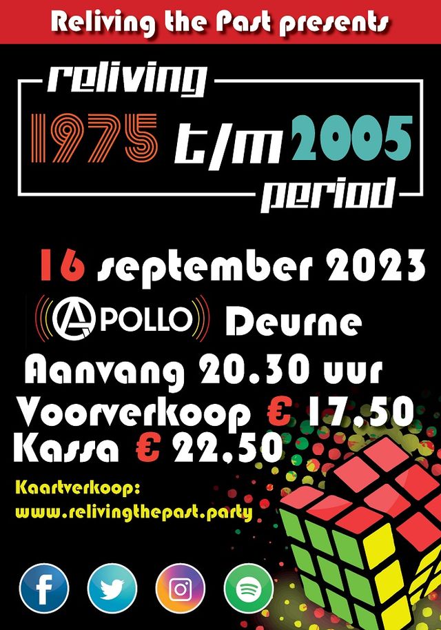 Affiche Reliving the Past 1975 t/m 2005