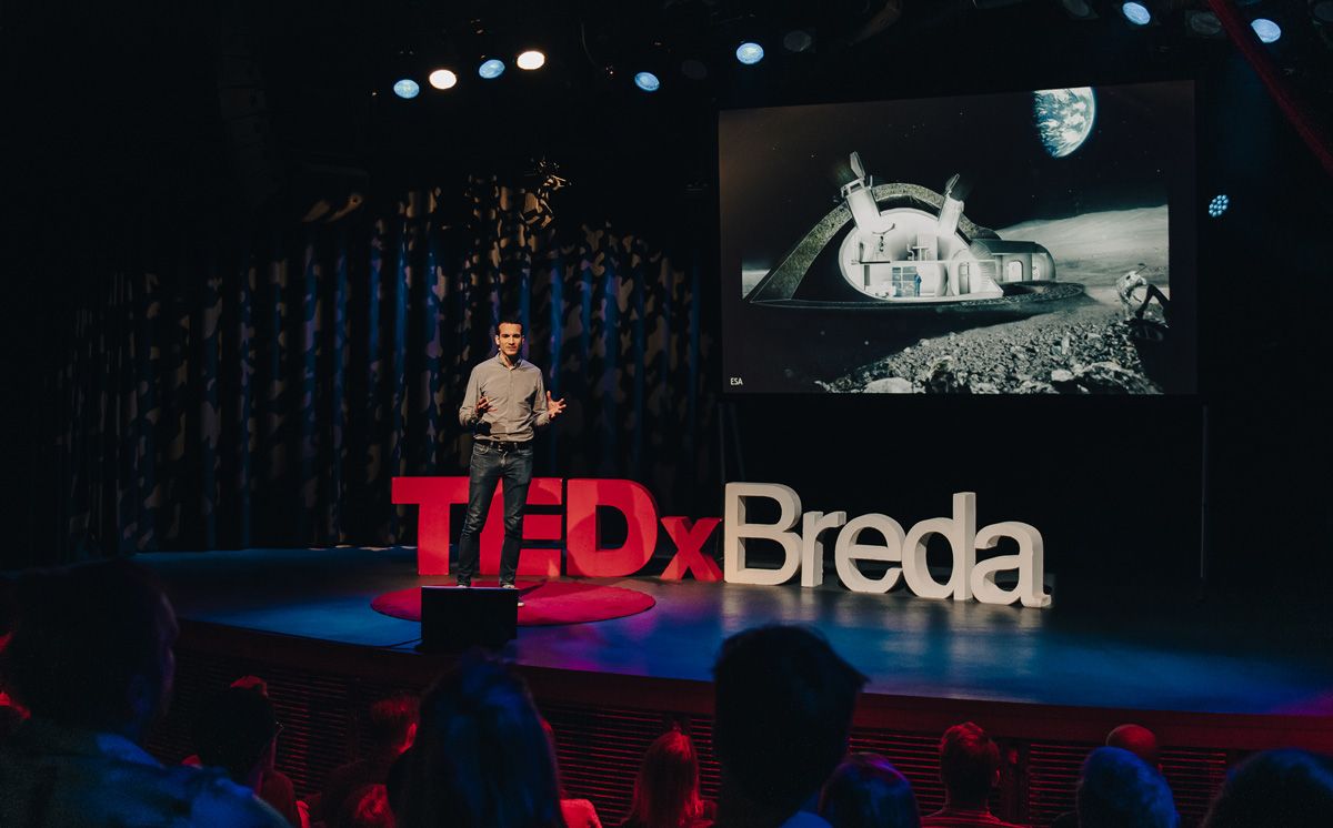 Foto van presentatie van TEDxBreda
