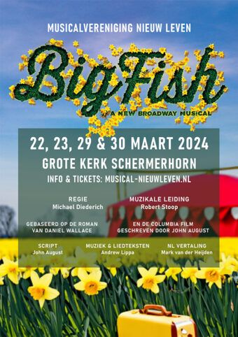 Poster van musical Big Fish