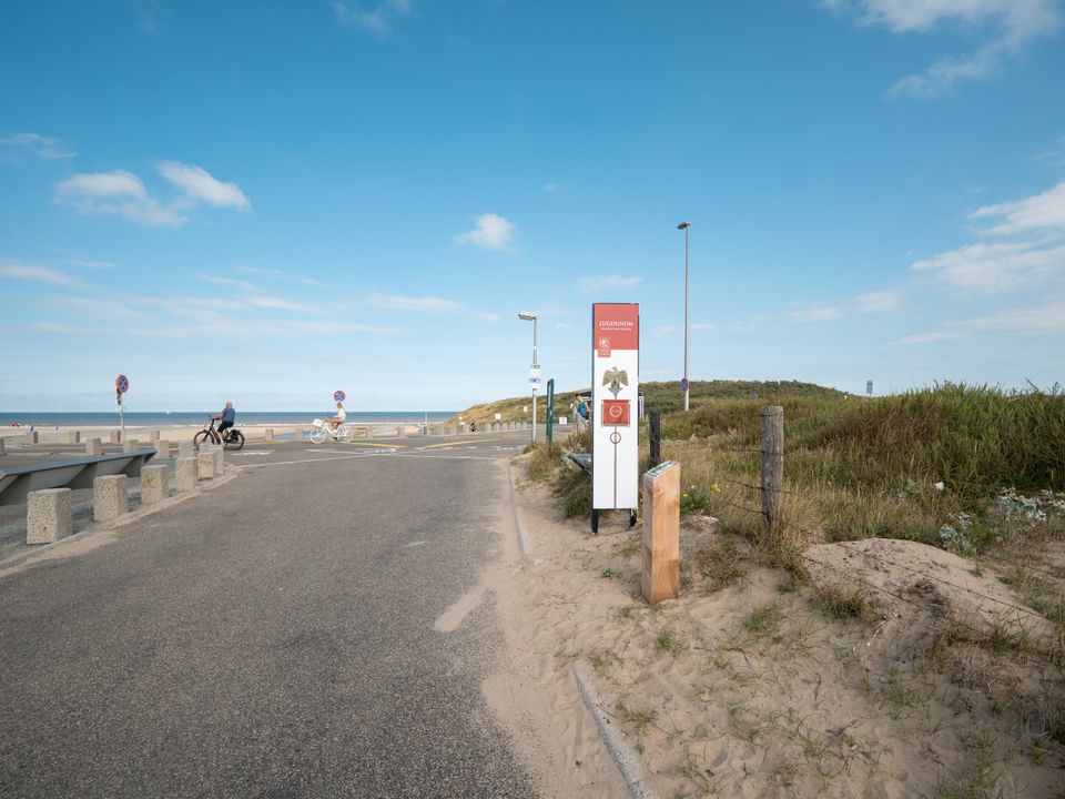 Eindpunt van de Limes in Katwijk aan Zee, de voormalige grens van het oude Romeinse Rijk.