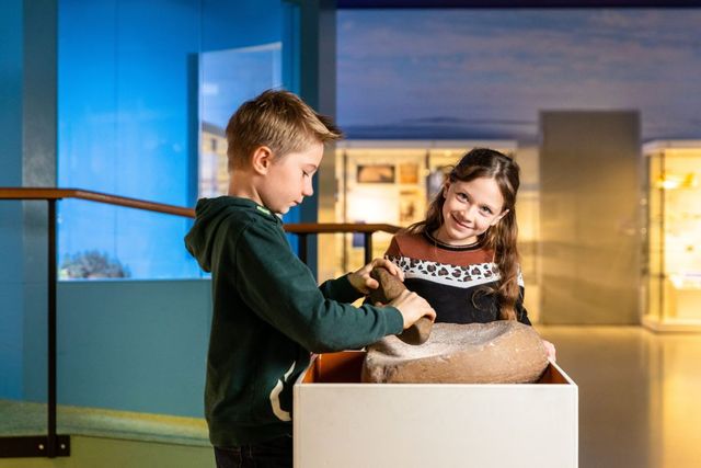Kinderen in het Limburgs museum