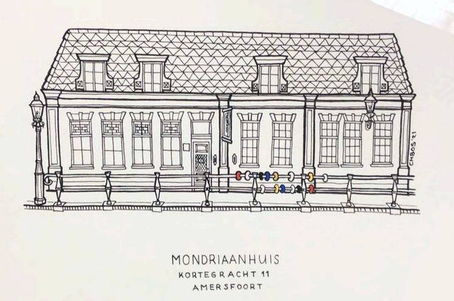 tekening cornelis bos Mondriaanhuis