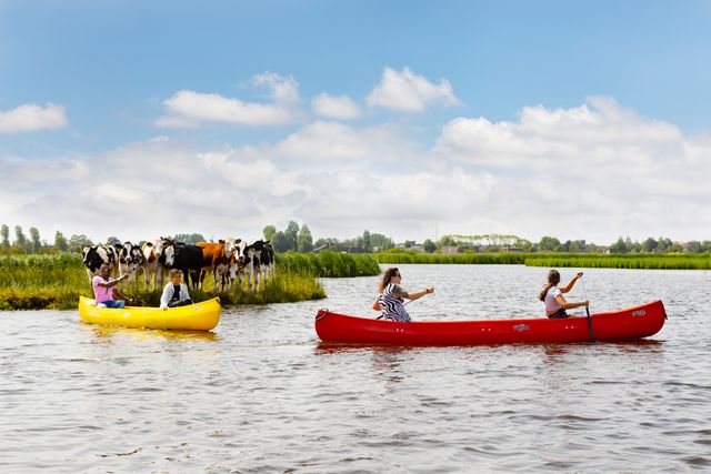 Wormer Jisperveld veenweide kano varen water natuur groen
