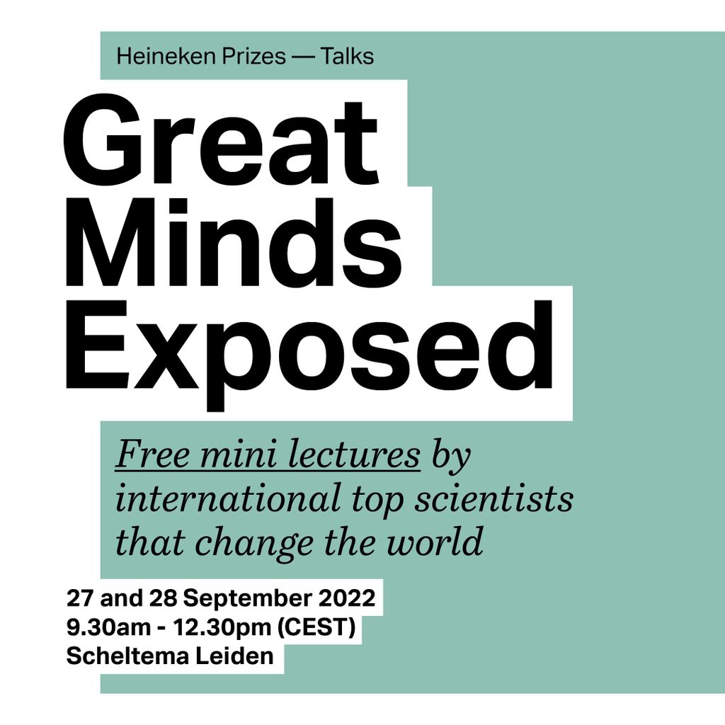 Great Minds Exposed: grootse mini-colleges van internationale topwetenschappers