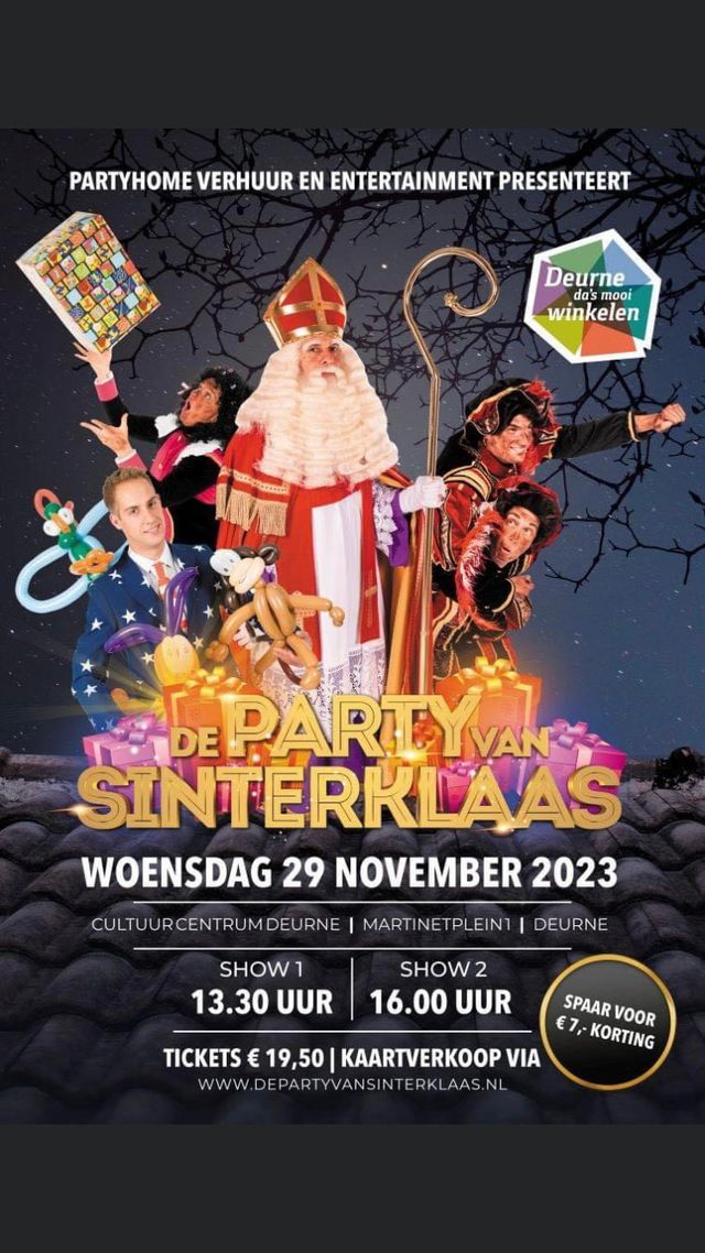 Affiche de Party van Sinterklaas 2023