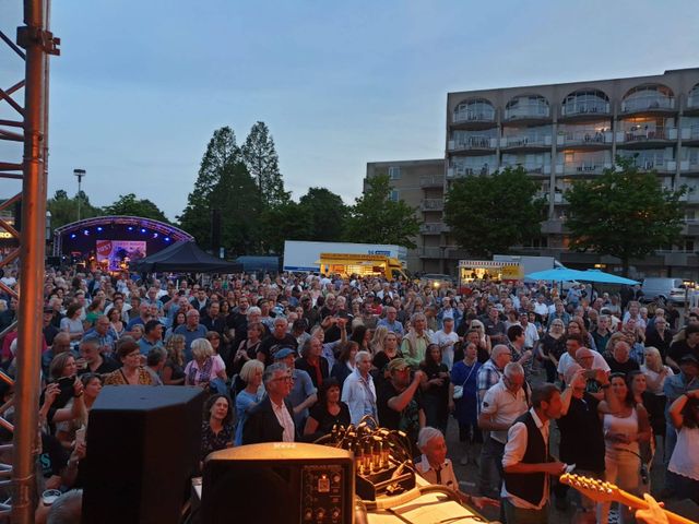 Foto van publiek bij het Blues Festival Zoetermeer.
