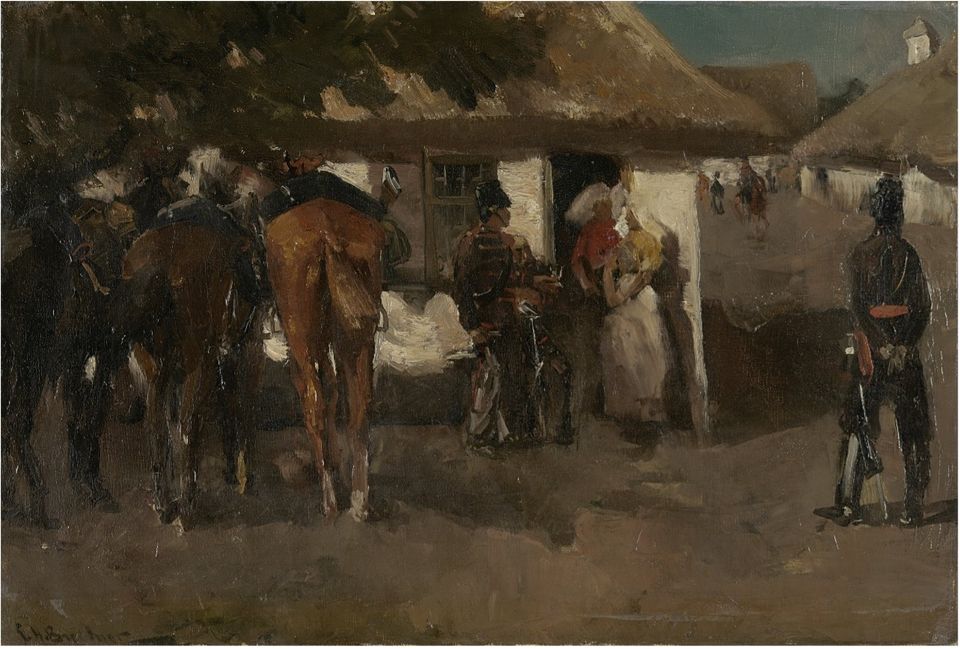 Geschilderd door George Hendrik Breitner (1857-1924)