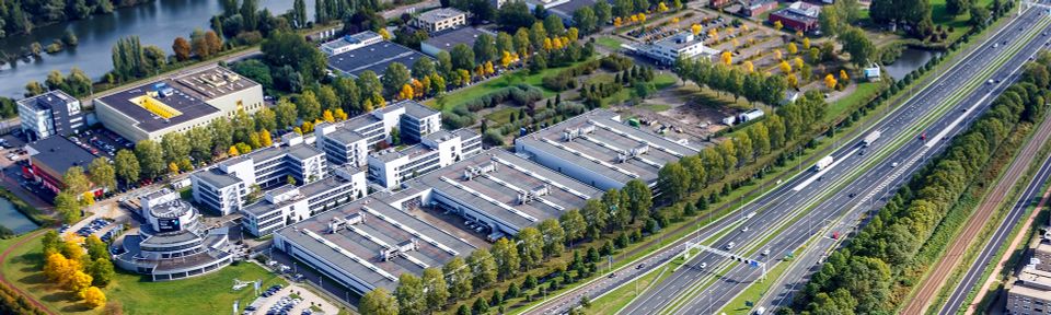 Luchtfoto van het Dutch Innovation Park