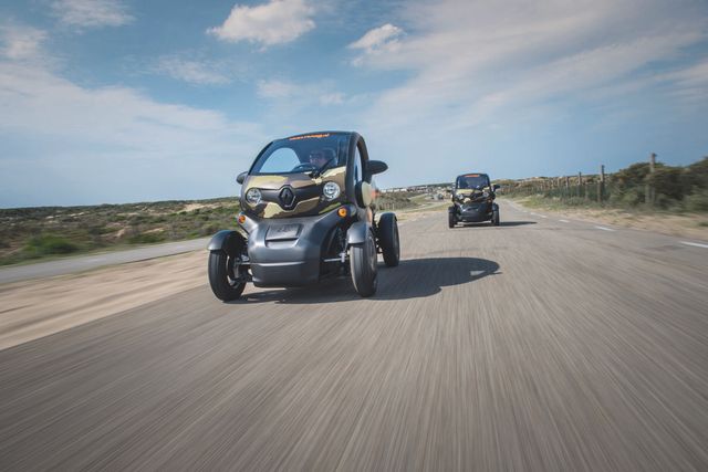 Renault Twizy by Renzy in the dunes of South Holland