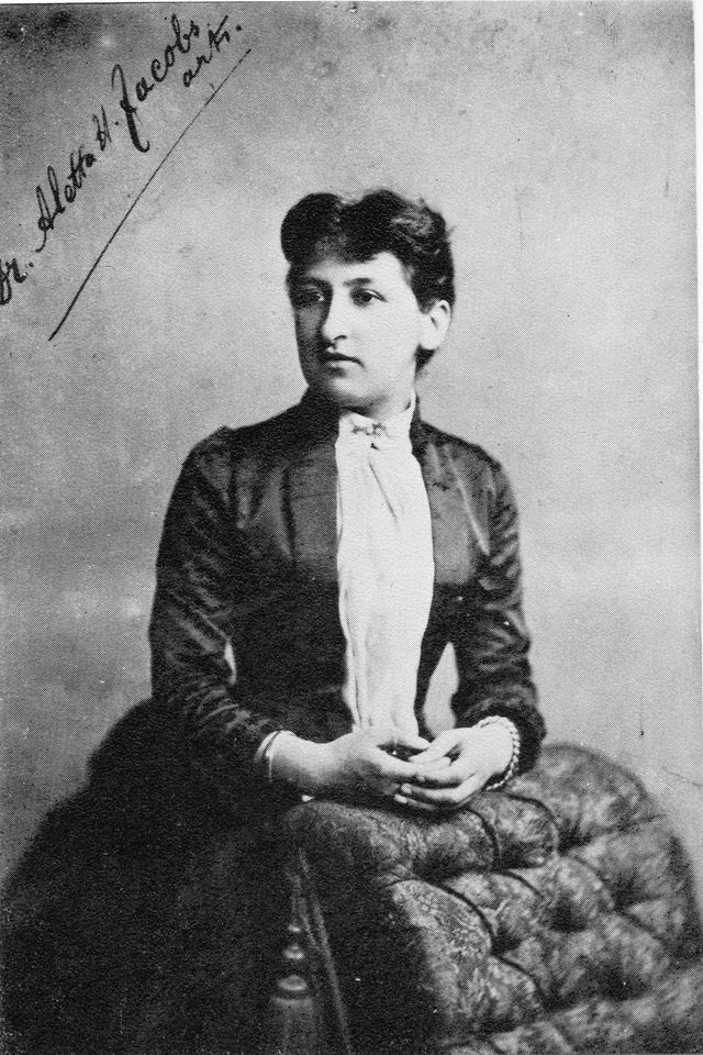 Aletta Jacobs op de dag van haar promotie, 8 maart 1879