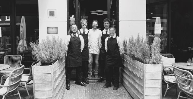 Crew van Café Visscher in Leiden
