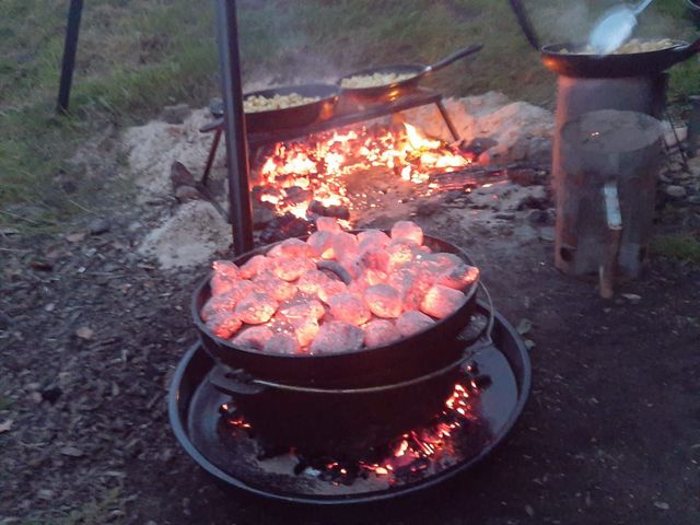 Outdoor cooking vuur