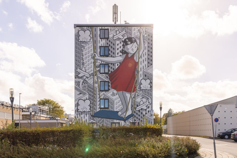Millo - street art in Leeuwarden