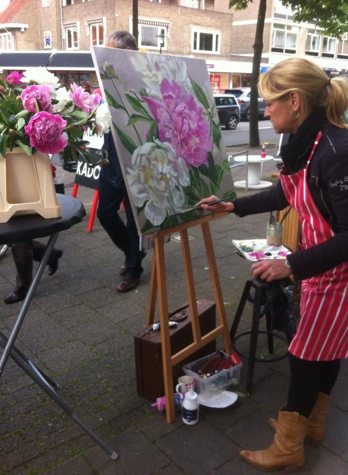 Nicoline Heemskerk schildert veel en plein air