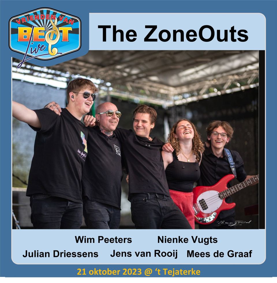 Band The ZoneOuts treden op tijdens Vrienden van Best Live