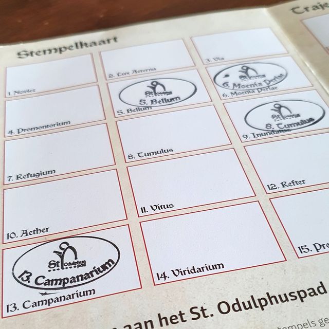 Stempelkaart St. Odulphuspad
