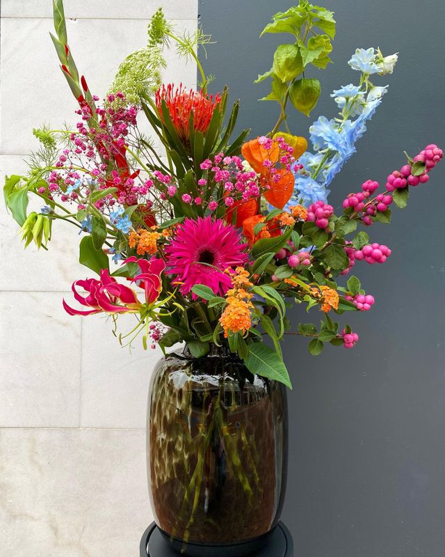 Prachtig boeket met mooie bloemen en kleuren