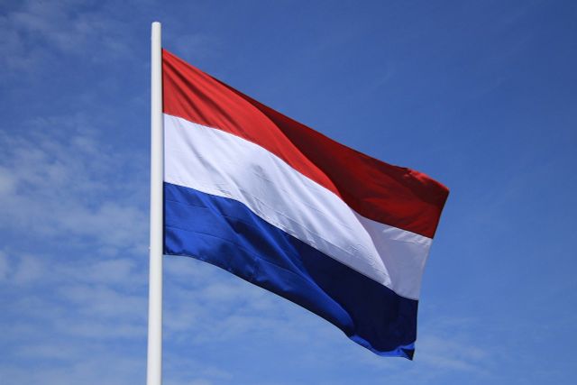 Foto van de Nederlandse vlag