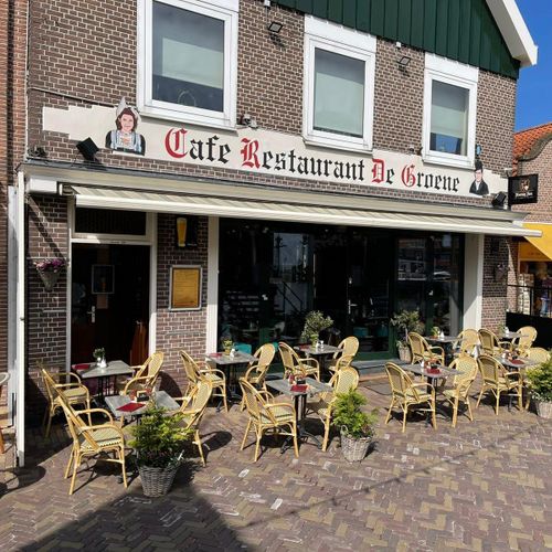 Buitenaanzicht Café-Restaurant de Groene Volendam