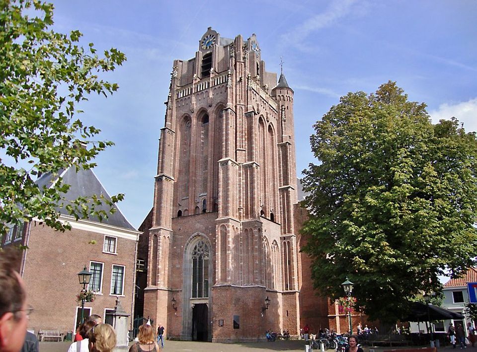 Grote Kerk op de markt in Wijk bij Duurstede.