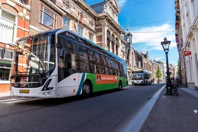 Arriva Elektrische Bus Stad Leiden