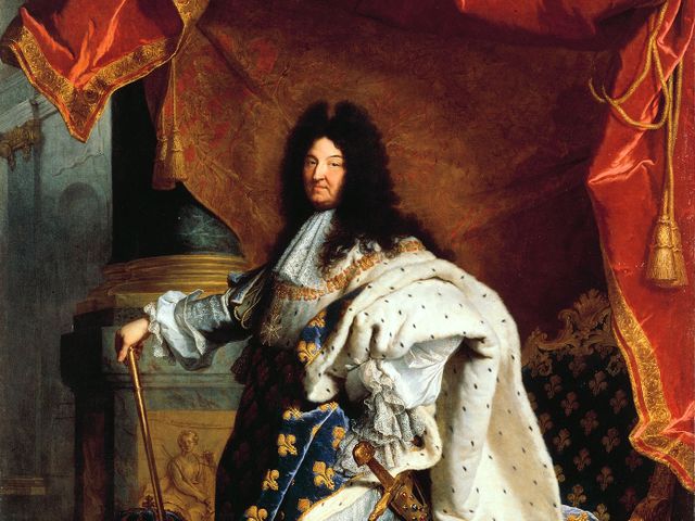 De Franse koning Lodewijk XIV
