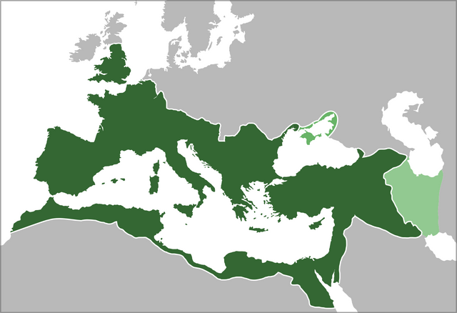 Kaartje Romeinse Rijk