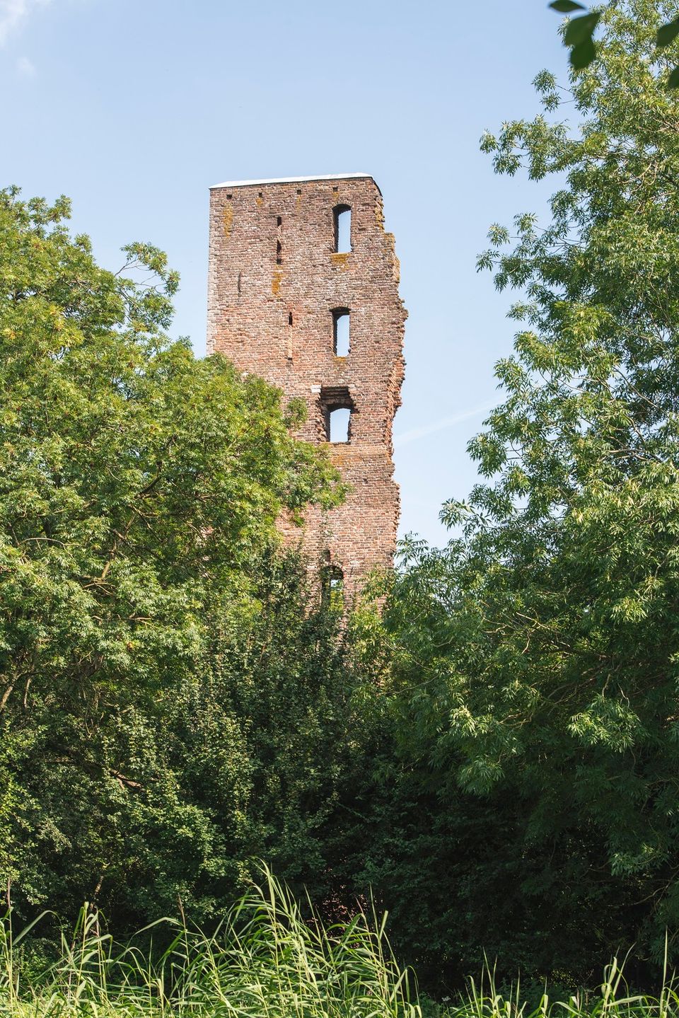 De Slotbosse Toren in een prachtig groene omgeving