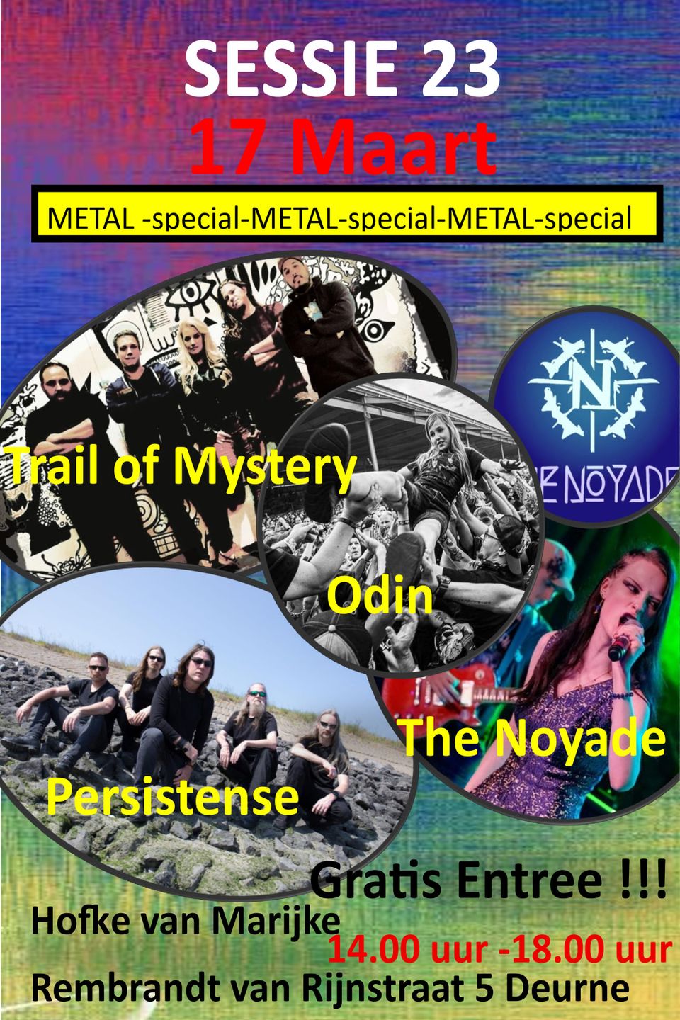 Affiche Sessie X - Metal Special
