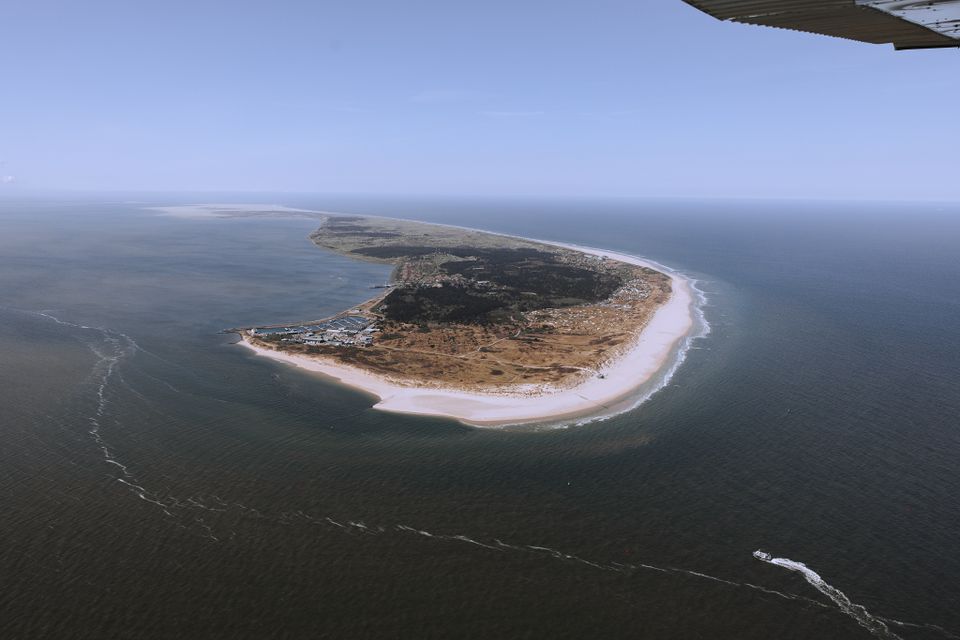 Luchtfoto van Vlieland
