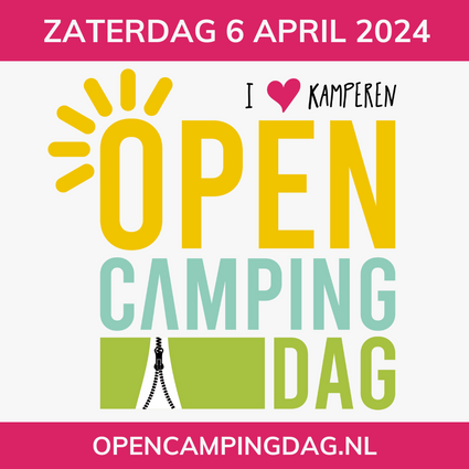 Zaterdag 6 april doen wij mee met de Open Camping Dag. Kom jij ook gezellig langs?