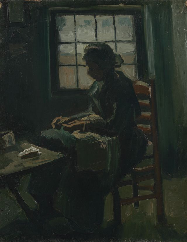 Sewing woman