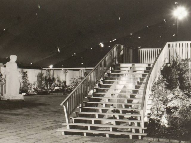 Detail van de apotheose tent bij de Tentoonstelling Etappe 1945-1955.