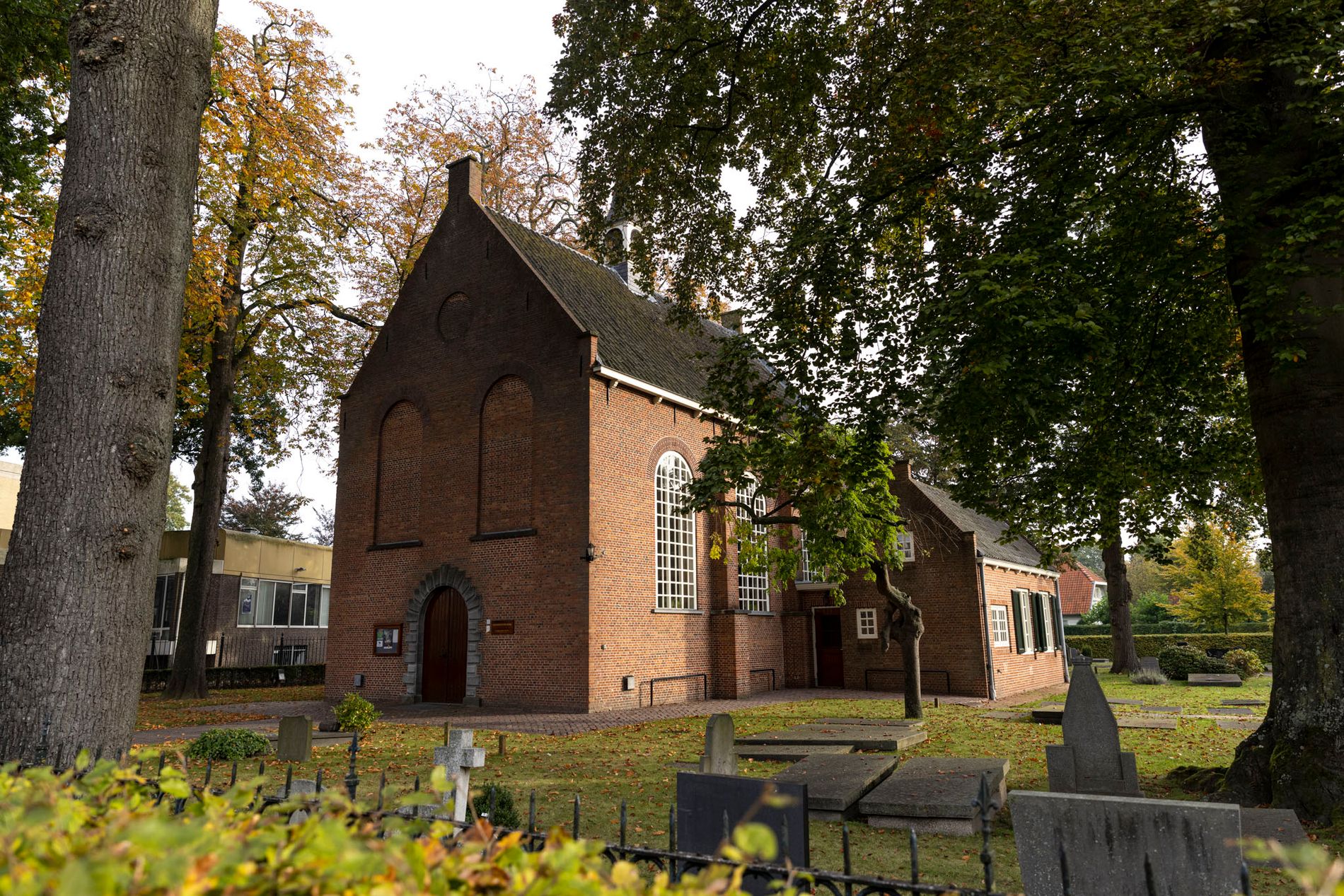 Een foto van het Van Gogh kerkje in Zundert.