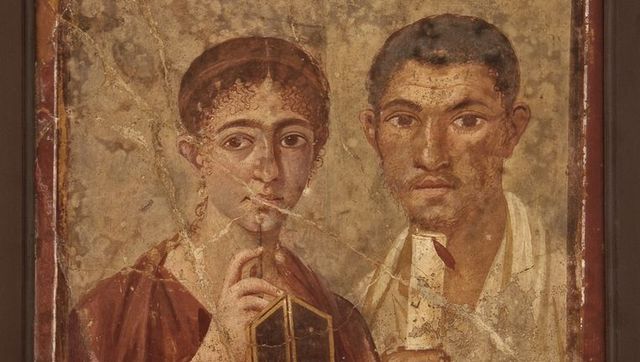 Romeinse fresco