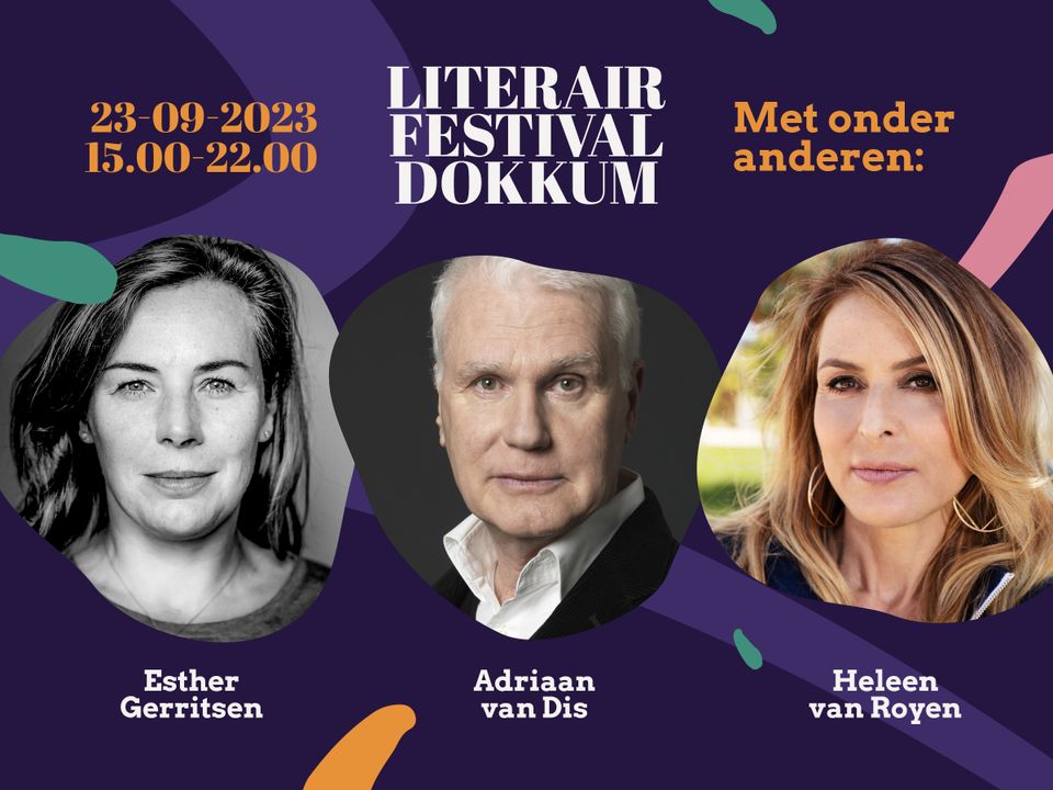 Literair Festival Dokkum Aankondiging schrijvers