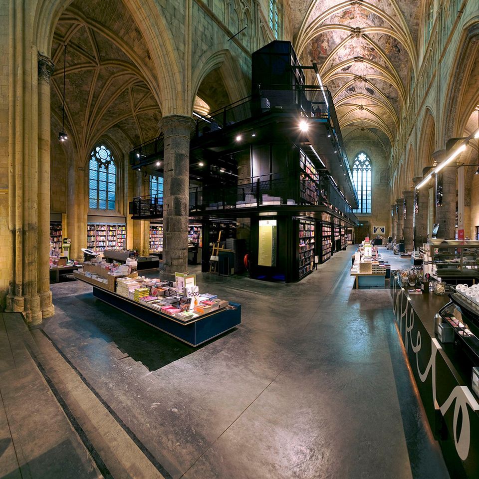 mooiste bibliotheken en boekwinkels in Europa