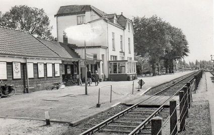 Het station in  1960
