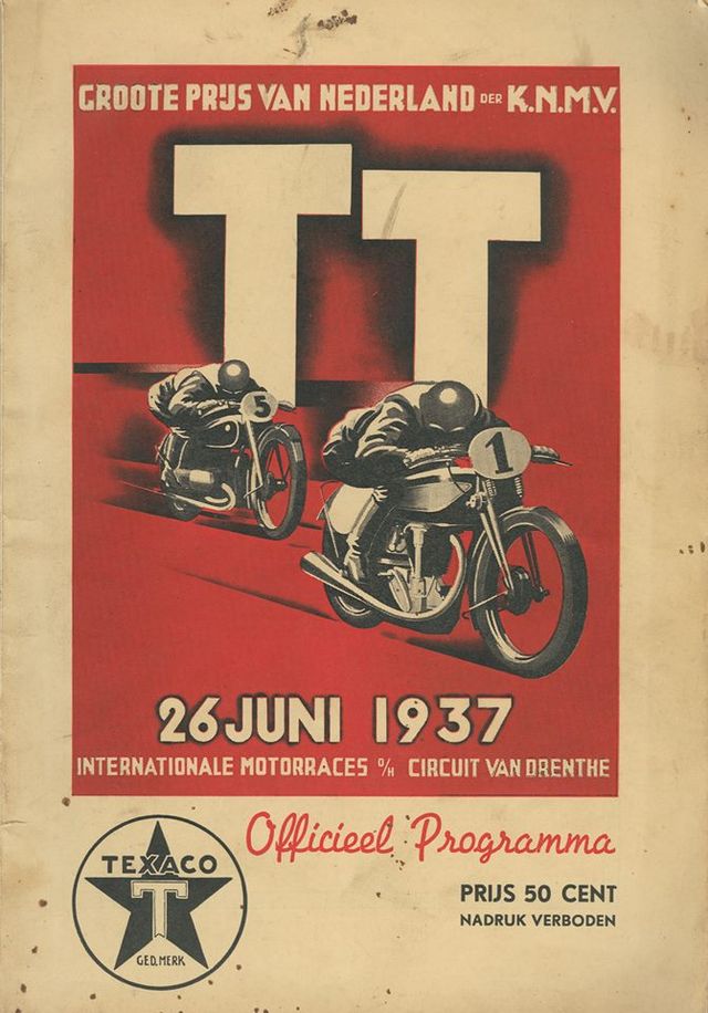 Tour de TT affiche uit de jaren 30